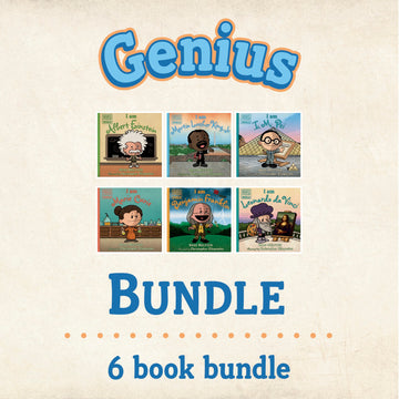 Genius & Science Bundle - 6 Books ~ Albert Einstein, Martin Luther King Jr, I.M Pei, Marie Curie, Benjamin Franklin, Leonardo da Vinci
